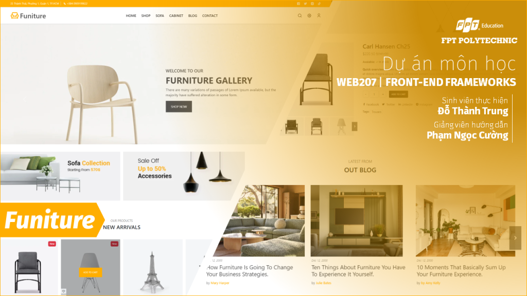 Dự &aacute;n m&ocirc;n học của bạn Đỗ Th&agrave;nh Trung